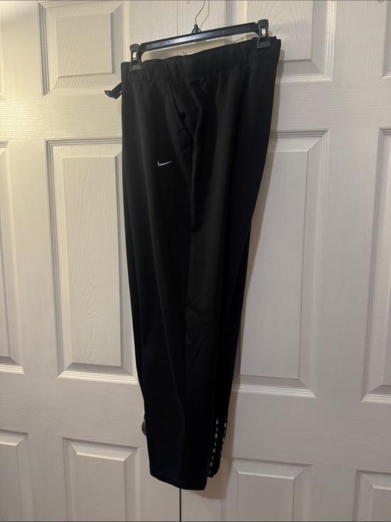 Nike Pants - Nike Black Track Pants with White Swoosh